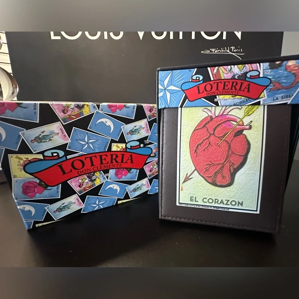 🆕Loteria EL CORAZON Faux Leather Wallet